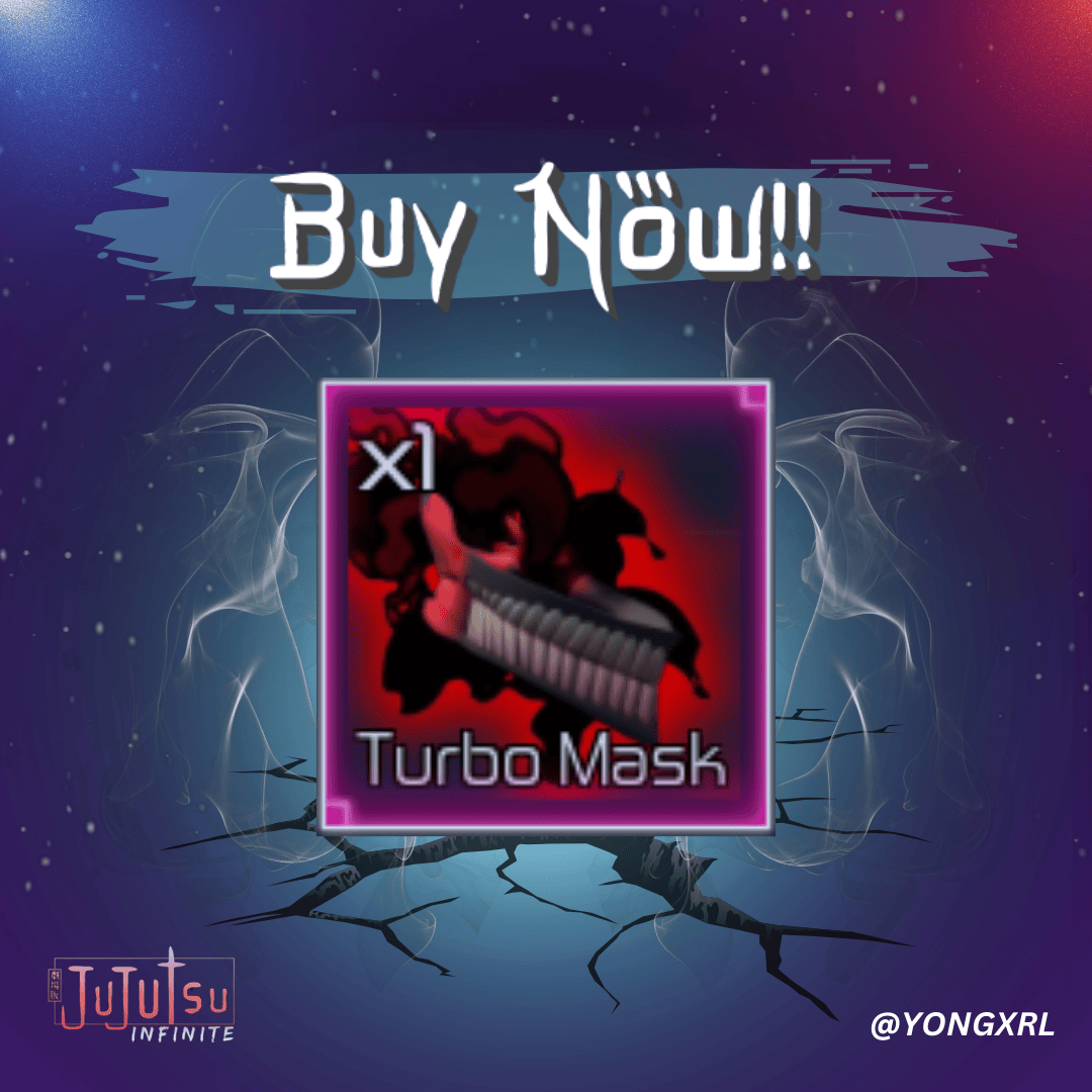 Turbo Mask | Jujutsu Infinite | ✅FAST DELIVERY