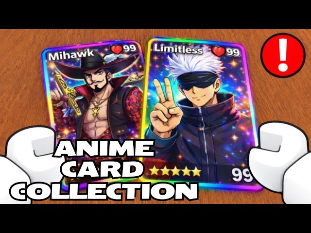 AUTO COLLECT + DOUBLE XP - ANIME CARD COLLECTION 498R