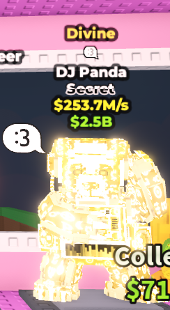✨ 253.7M/s 🪽 Divine DJ Panda - 1 Trait Secret | Steal A Brainrot ⚡ FAST DELIVERY ⚡