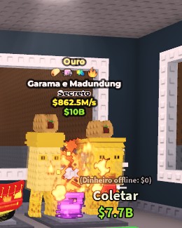 CLOSE TO 1B!! GARAMA AND MADUNDUNG 862M/s GOLD + 4 TRAITS! INSTANT DELIVERY! FAST REPLY!