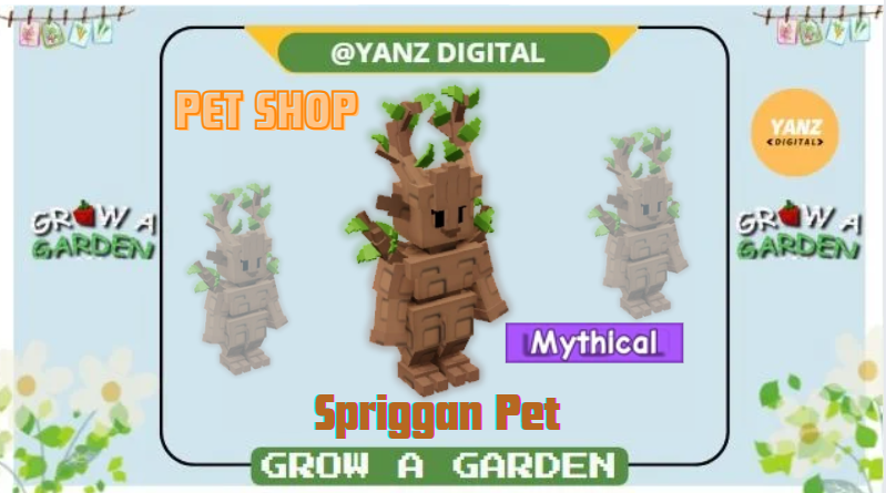 🌟 Spriggan | Pet Beanstalk Event – Grow A Garden 🌳