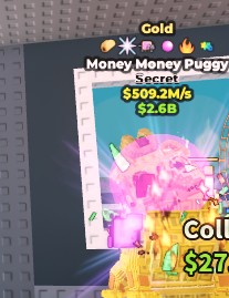 (GOLD) Money Money Puggy 509M/s !