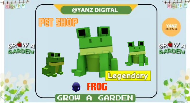 🌟 Frog | Pet Lunar Glow Event – Grow A Garden 🌳