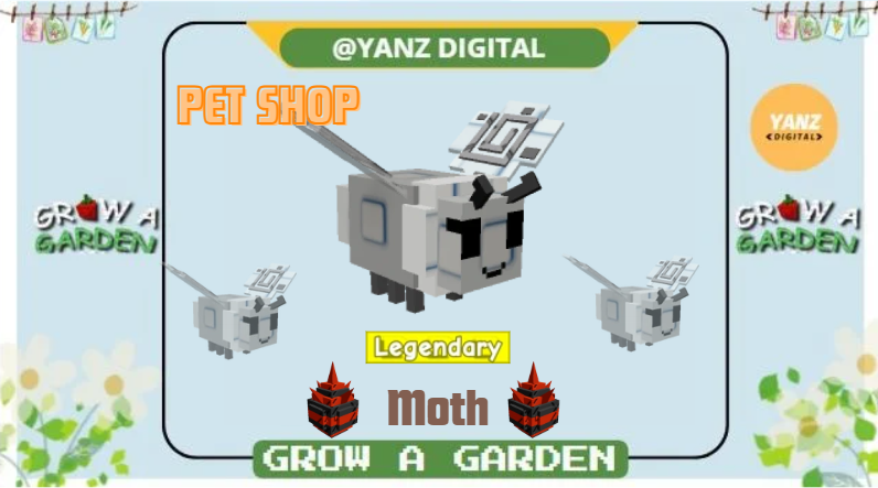 ✨  Moth | Pet Anti Bee Egg – Grow A Garden