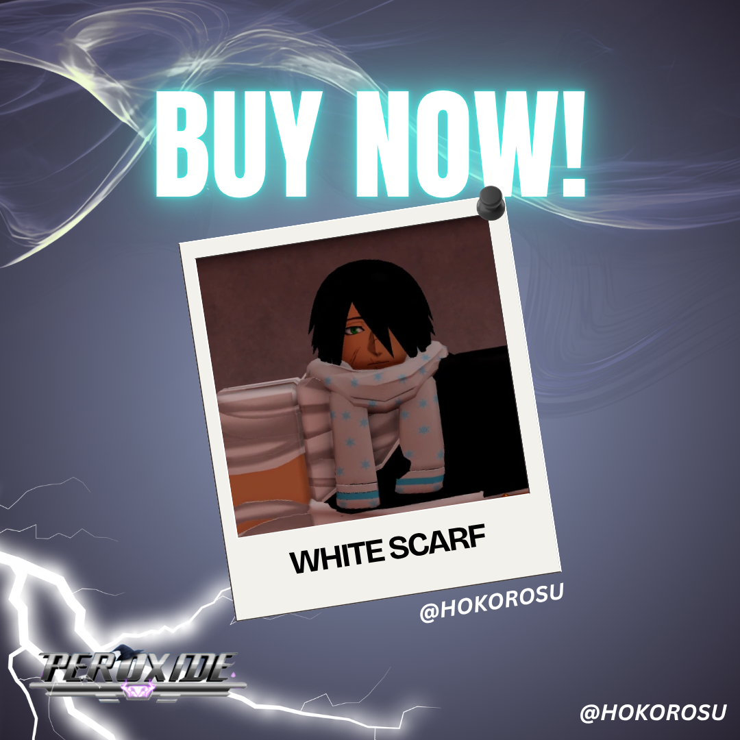 [Peroxide] -  White Scarf | ✅FAST DELIVERY✅