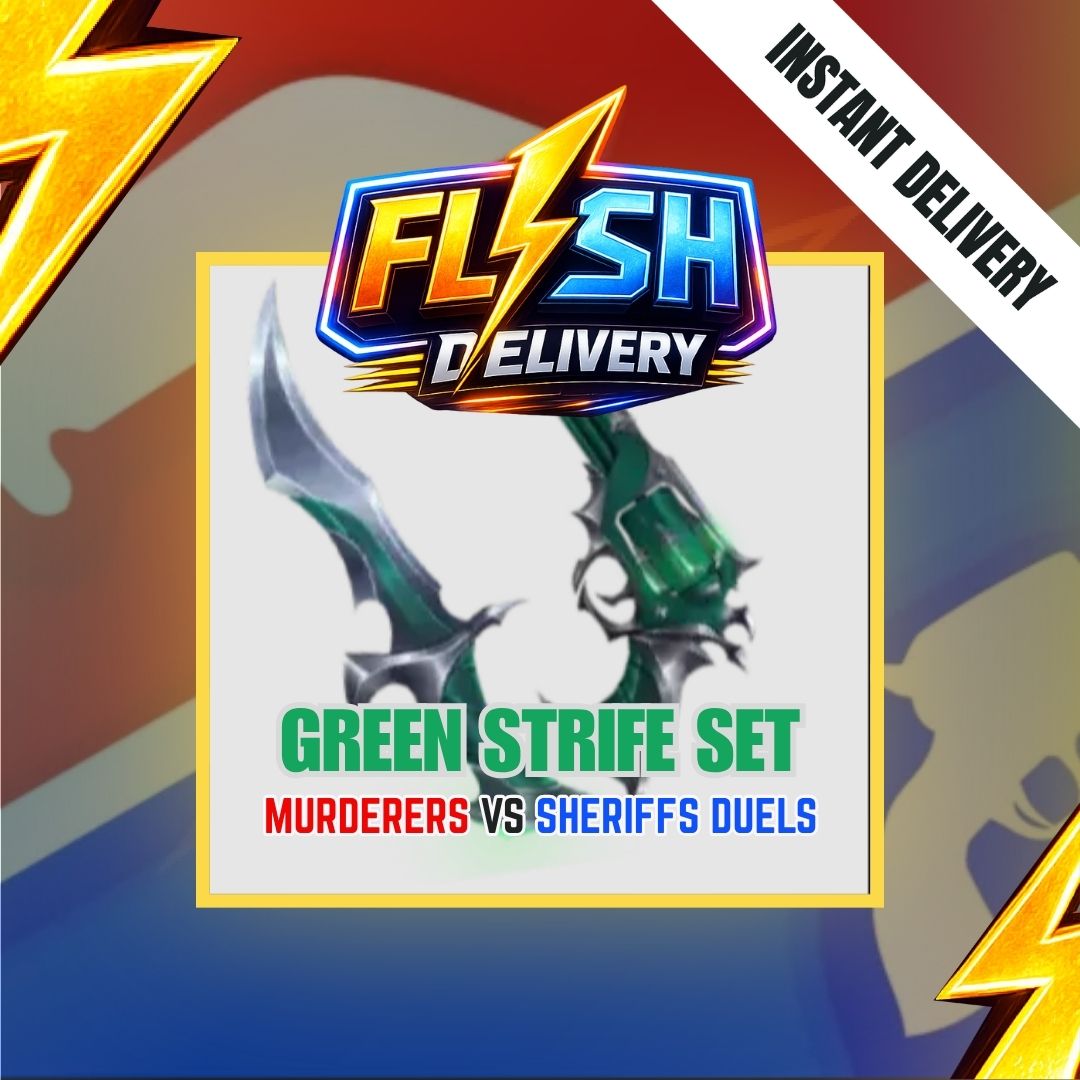 GREEN STRIFE SET (GUN AND KNIFE) - MURDERERS VS SHERIFFS DUELS / MVSD