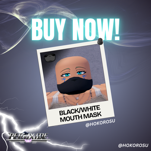 [Peroxide] -   Black Mouth Masks | ✅FAST DELIVERY✅