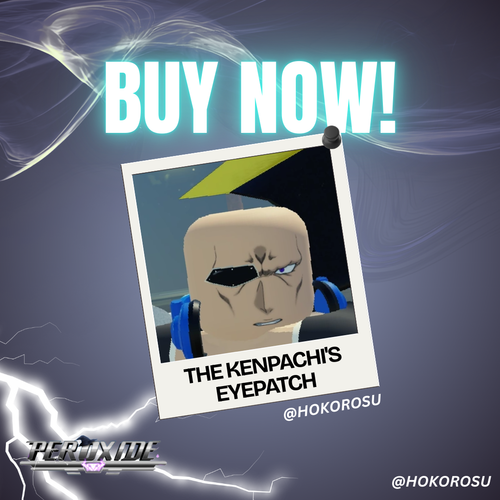 [Peroxide] -   The Kenpachi's Eyepatch | ✅FAST DELIVERY✅
