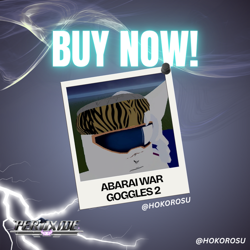 [Peroxide] -  Abarai War Goggles 2 | ✅FAST DELIVERY✅