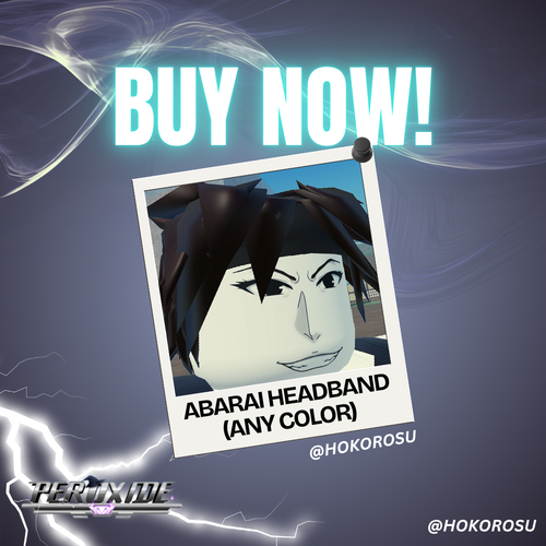 [Peroxide] -  Abarai Headband | ✅FAST DELIVERY✅