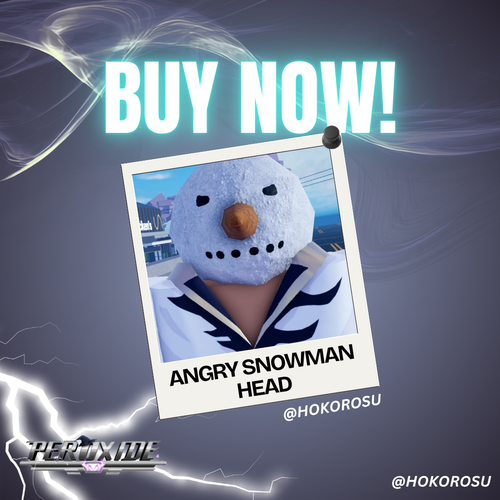 [Peroxide] -  Angry Snowman Head | ✅FAST DELIVERY✅
