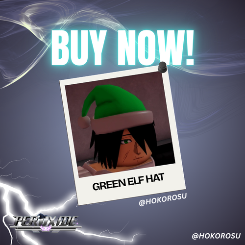 [Peroxide] -  Green Elf Hat | ✅FAST DELIVERY✅