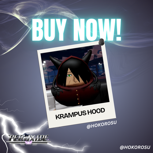 [Peroxide] -  Krampus Hood | ✅FAST DELIVERY✅