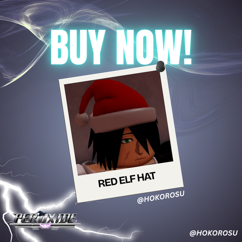 [Peroxide] -  Red Elf Hat | ✅FAST DELIVERY✅