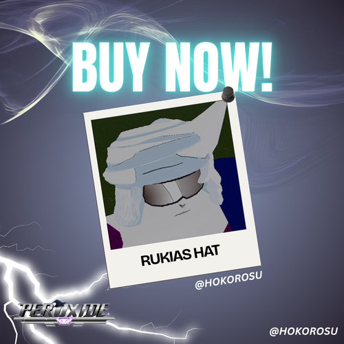 [Peroxide] -  Rukias Hat | ✅FAST DELIVERY✅