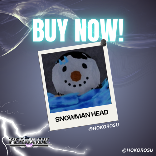 [Peroxide] -  Snowman Head | ✅FAST DELIVERY✅
