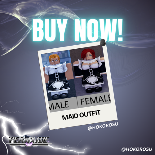 [Peroxide] - Maid Outfit | ✅FAST DELIVERY✅