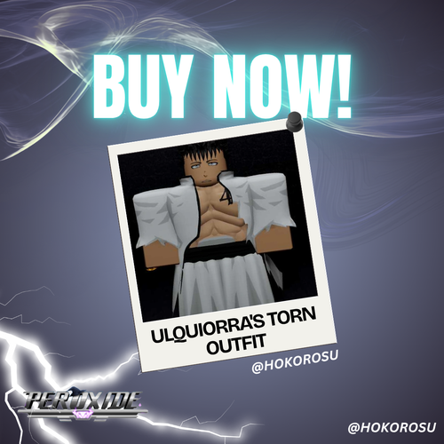 [Peroxide] - Ulquiorras Torn Outfit | ✅FAST DELIVERY✅