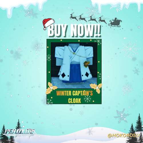 [Peroxide] - Winter Captains Cloak | ✅FAST DELIVERY✅