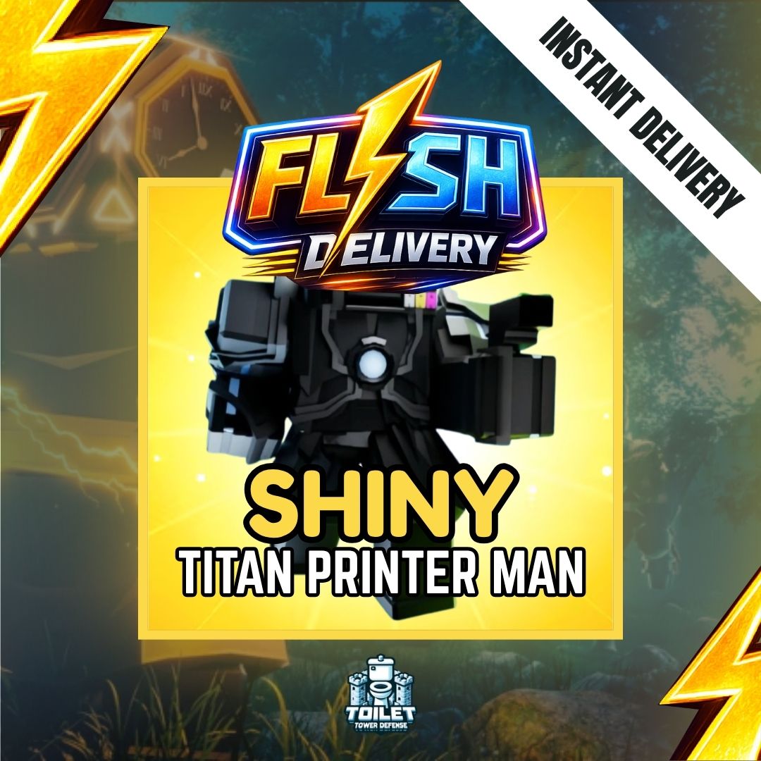 SHINY TITAN PRINTER MAN - TOILET TOWER DEFENSE / TTD