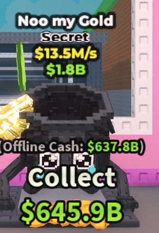 ✨ 13.5M/s ✨ Noo my Gold Secret | Steal A Brainrot ⚡ FAST DELIVERY⚡