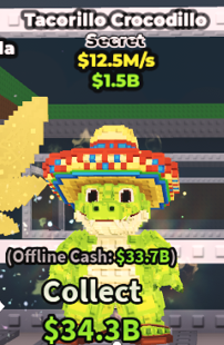✨ 12.5M/s ✨ Tacorillo Crocodillo Secret | Steal A Brainrot ⚡ FAST DELIVERY⚡