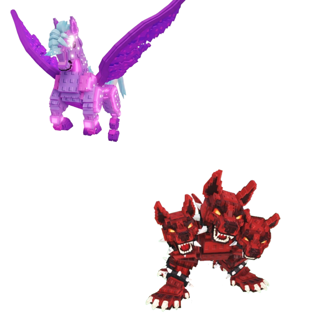 [BUNDLE] - 🍇 1x Celestial Pegasus 🍇 1x Cerberus