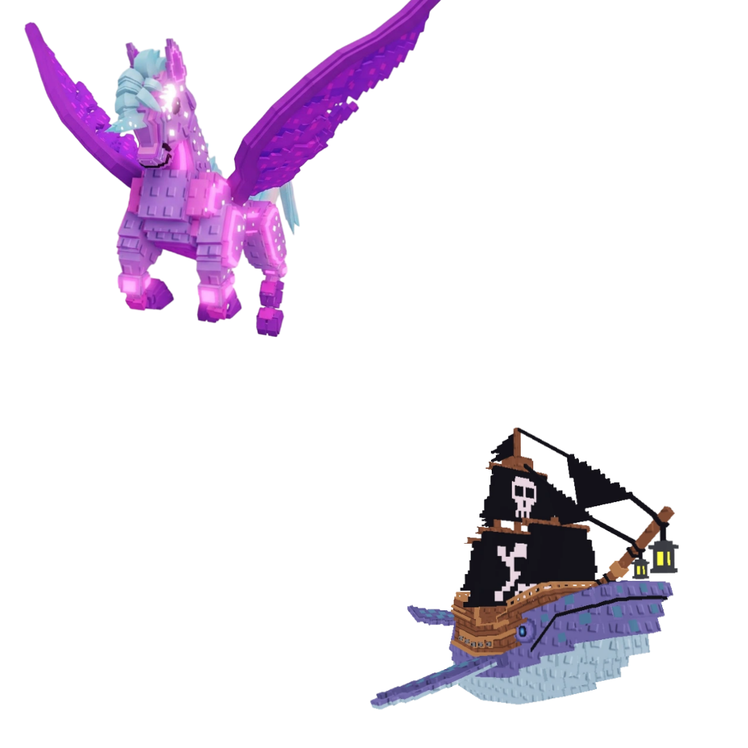 [BUNDLE] - 🍉 1x Celestial Pegasus 🍉 1x Capitano Moby