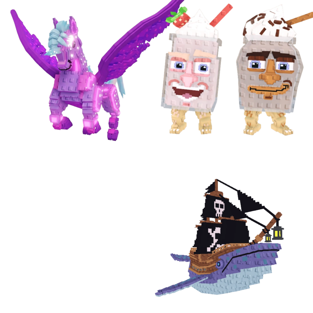 [BUNDLE] - 🥑 1x Celestial Pegasus 🥑 1x Fragrama and Chocrama 🥑 1x Capitano Moby