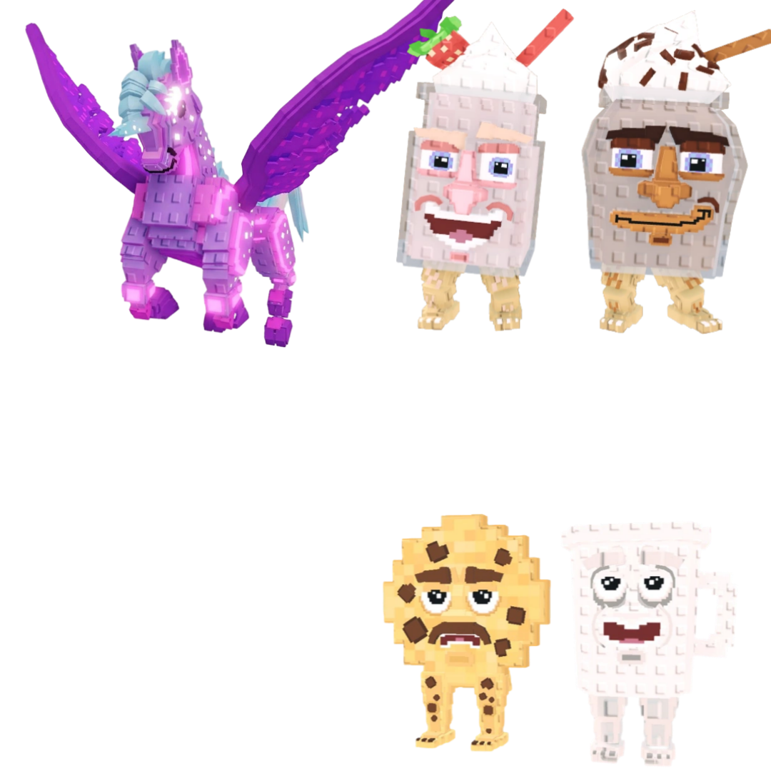 [BUNDLE] - 🥕 1x Celestial Pegasus 🥕 1x Fragrama and Chocrama 🥕 1x Cooki and Milki