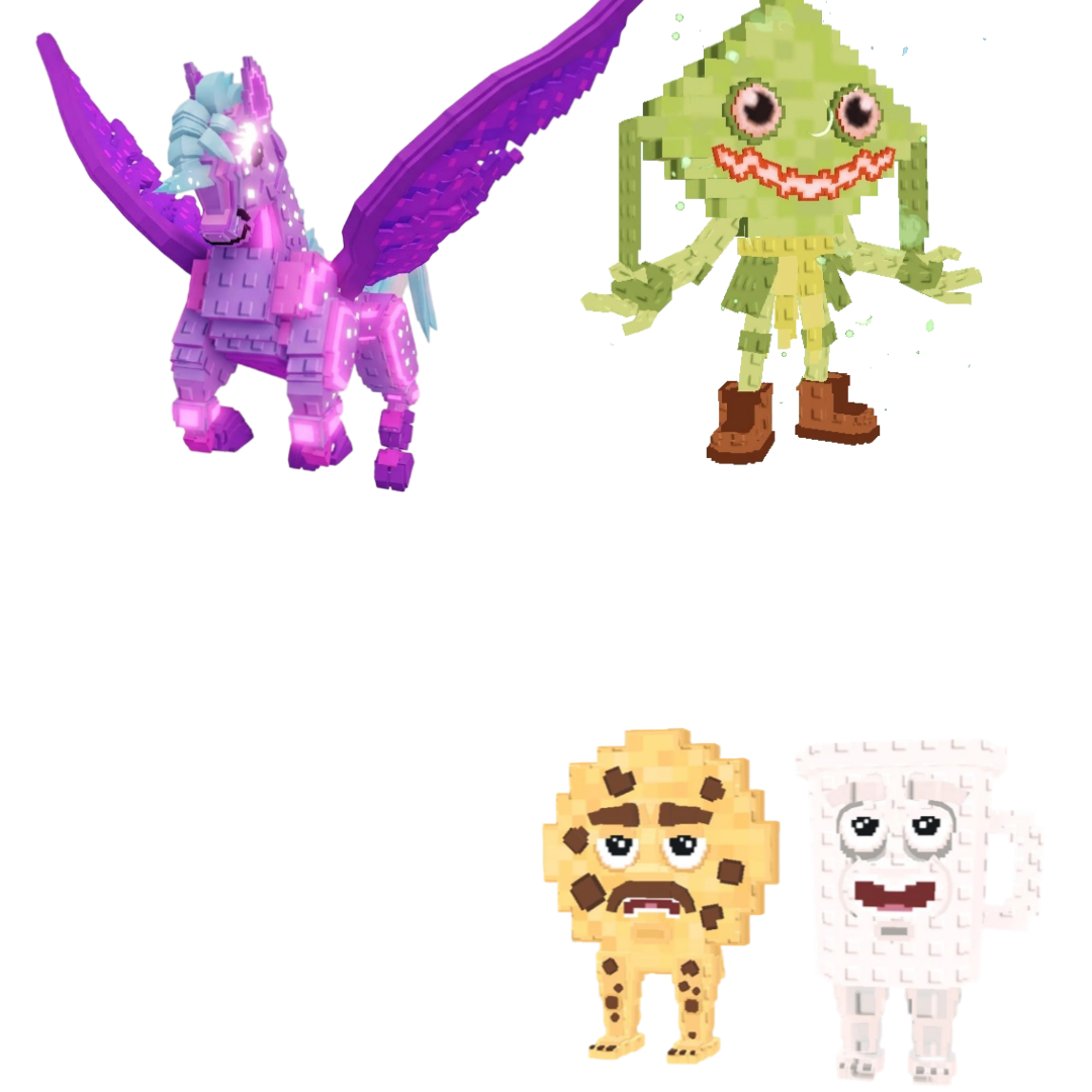 [BUNDLE] - 🐕‍🦺 1x Celestial Pegasus 🐕‍🦺 1x Cooki and Milki 🐕‍🦺 1x Ketupat Kepat