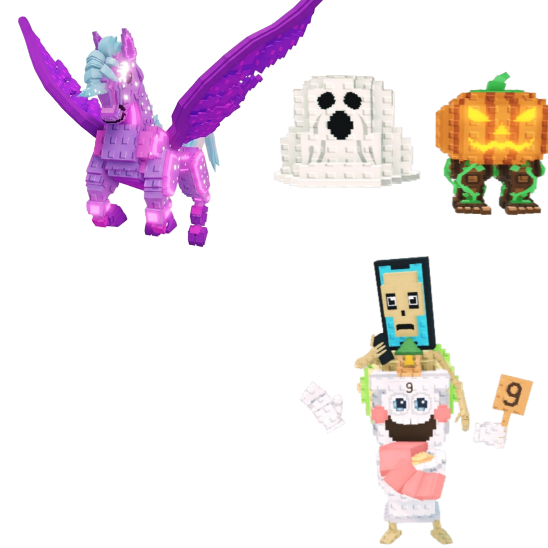 [BUNDLE] - 🐯 1x Celestial Pegasus 🐯 1x Spooky and Pumpky 🐯 1x La Secret Combinasion