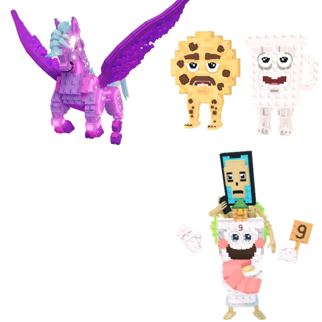 [BUNDLE] - 🦄 1x Celestial Pegasus 🦄 1x Cooki and Milki 🦄 1x La Secret Combinasion