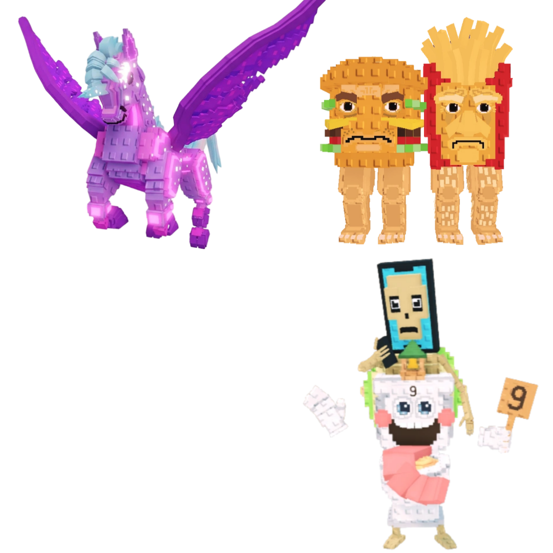 [BUNDLE] - 🐮 1x Celestial Pegasus 🐮 1x Burguro And Fryuro 🐮 1x La Secret Combinasion