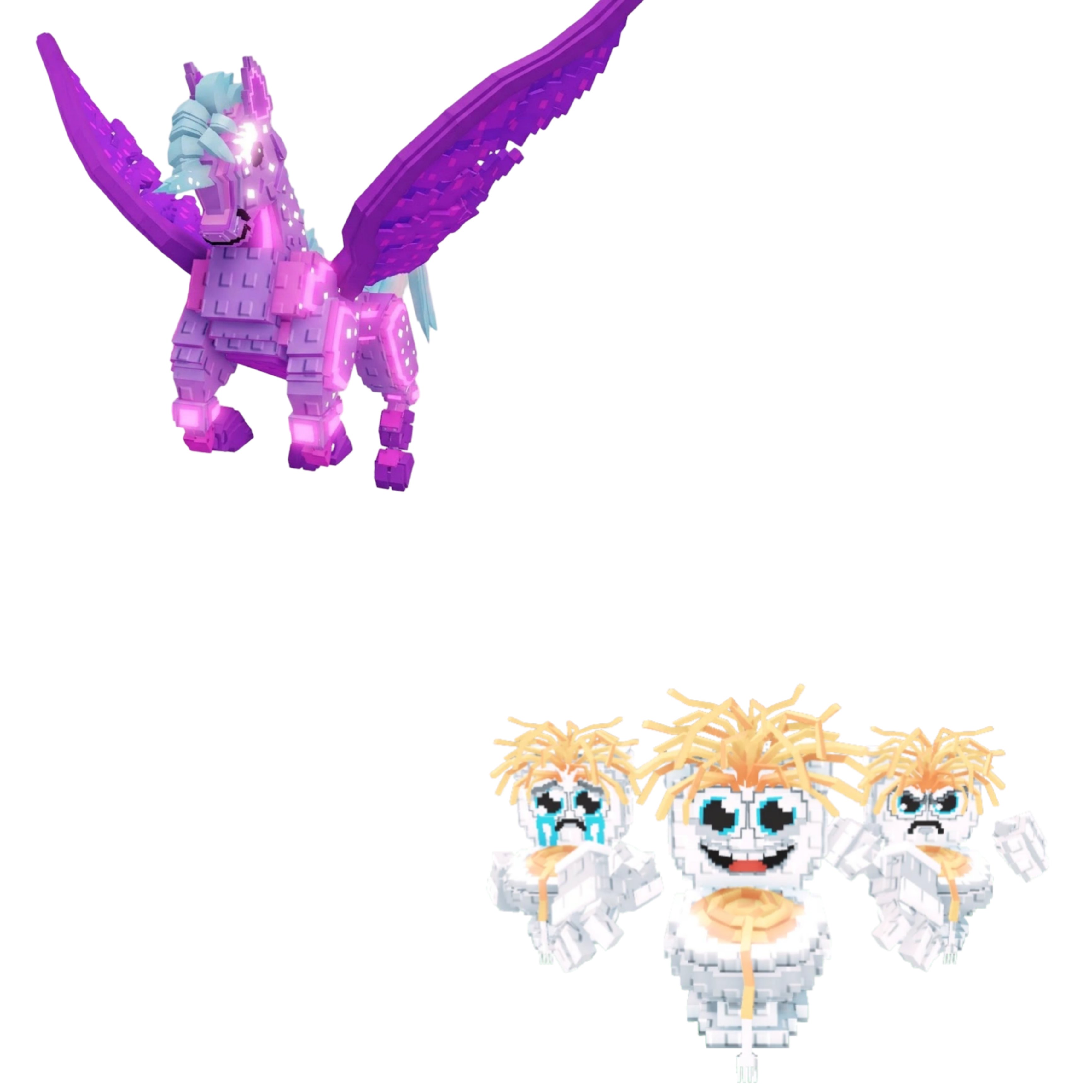 [BUNDLE] - 🌷 1x Celestial Pegasus 🌷 1x Los Spaghettis