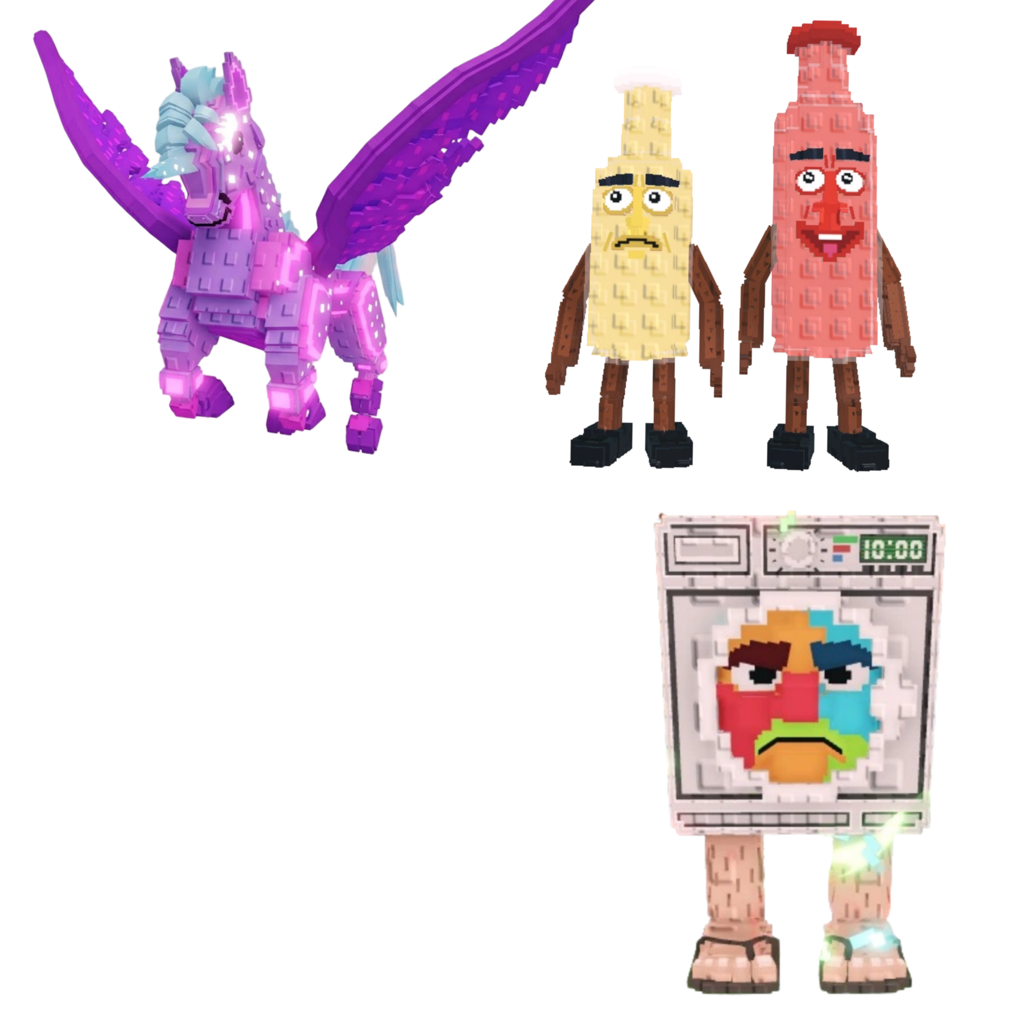 [BUNDLE] - 🌲 1x Celestial Pegasus 🌲 1x Lavadorito Spinito 🌲 1x Ketchuru and Musturu