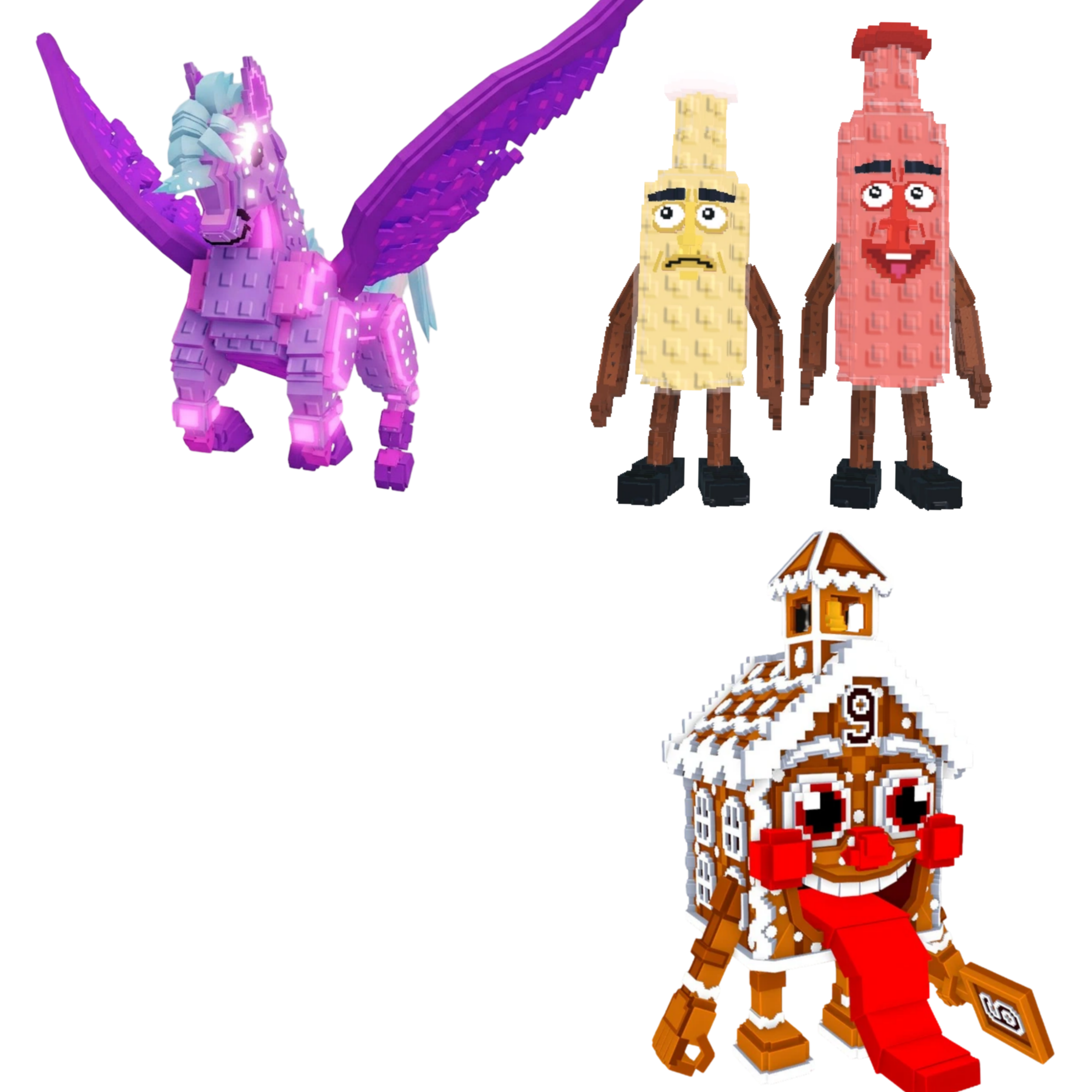 [BUNDLE] - 🌴 1x Celestial Pegasus 🌴 1x La Ginger Sekolah 🌴 1x Ketchuru and Musturu
