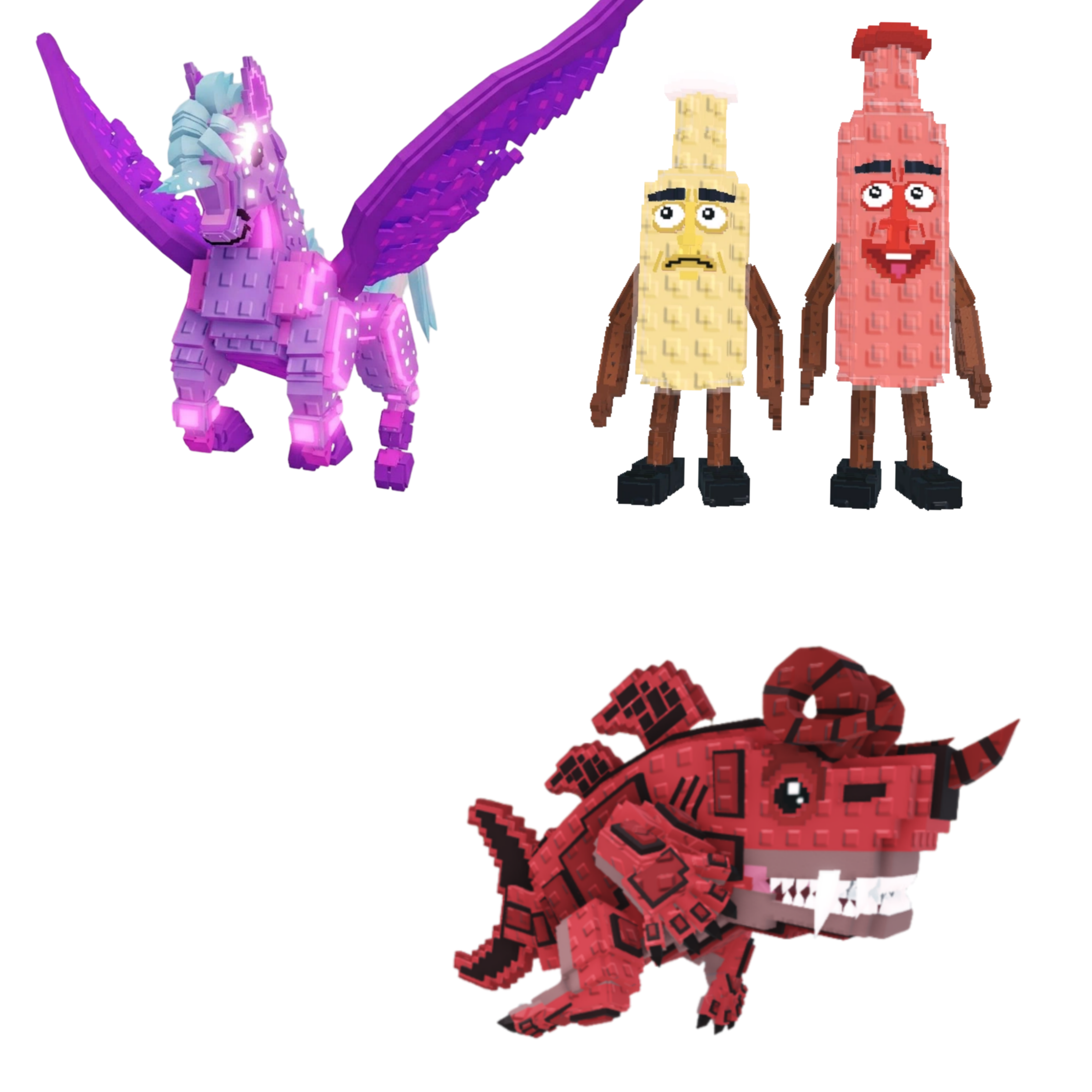 [BUNDLE] - 🍁 1x Celestial Pegasus 🍁 1x Eviledon 🍁 1x Ketchuru and Musturu