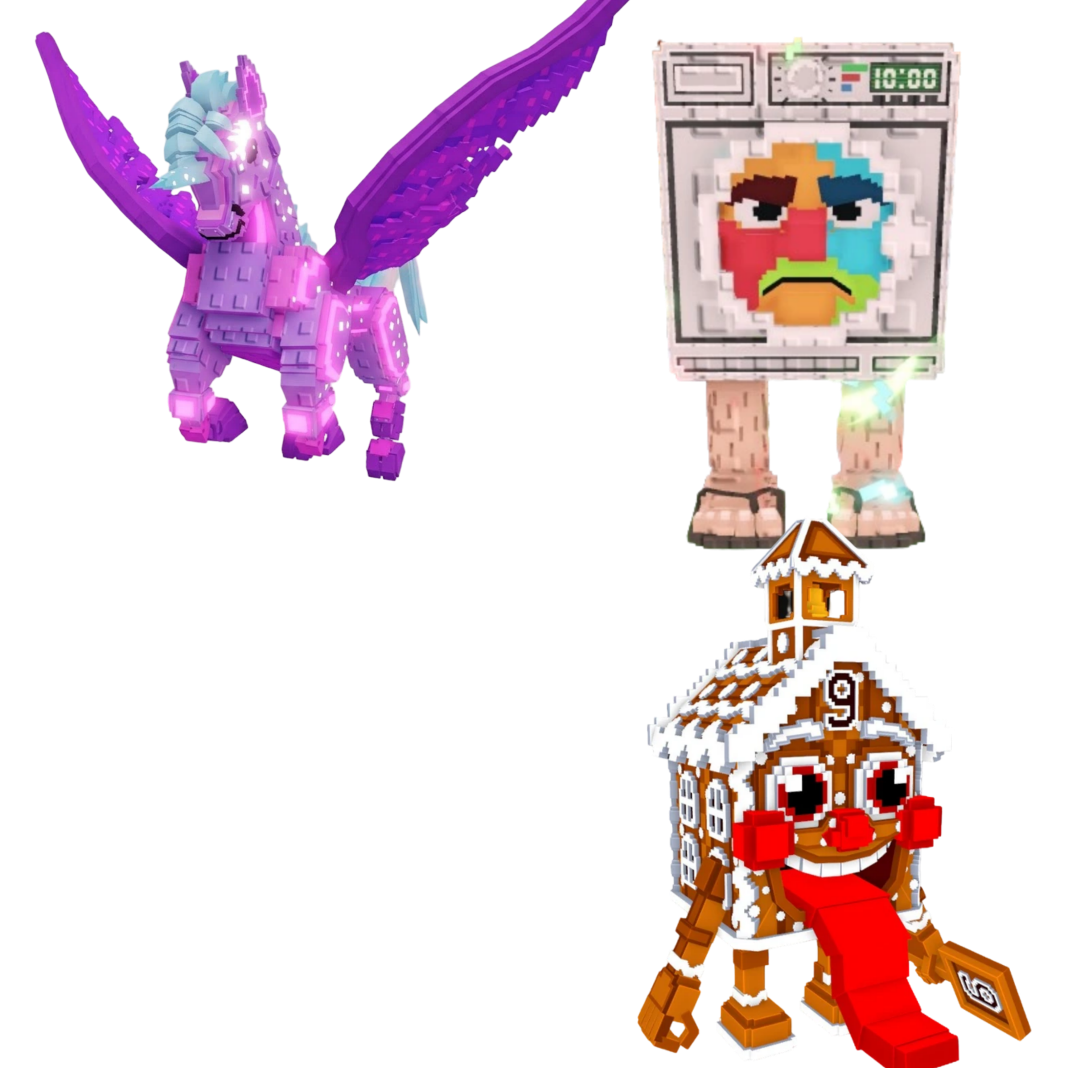 [BUNDLE] - 🌕 1x Celestial Pegasus 🌕 1x La Ginger Sekolah 🌕 1x Lavadorito Spinito