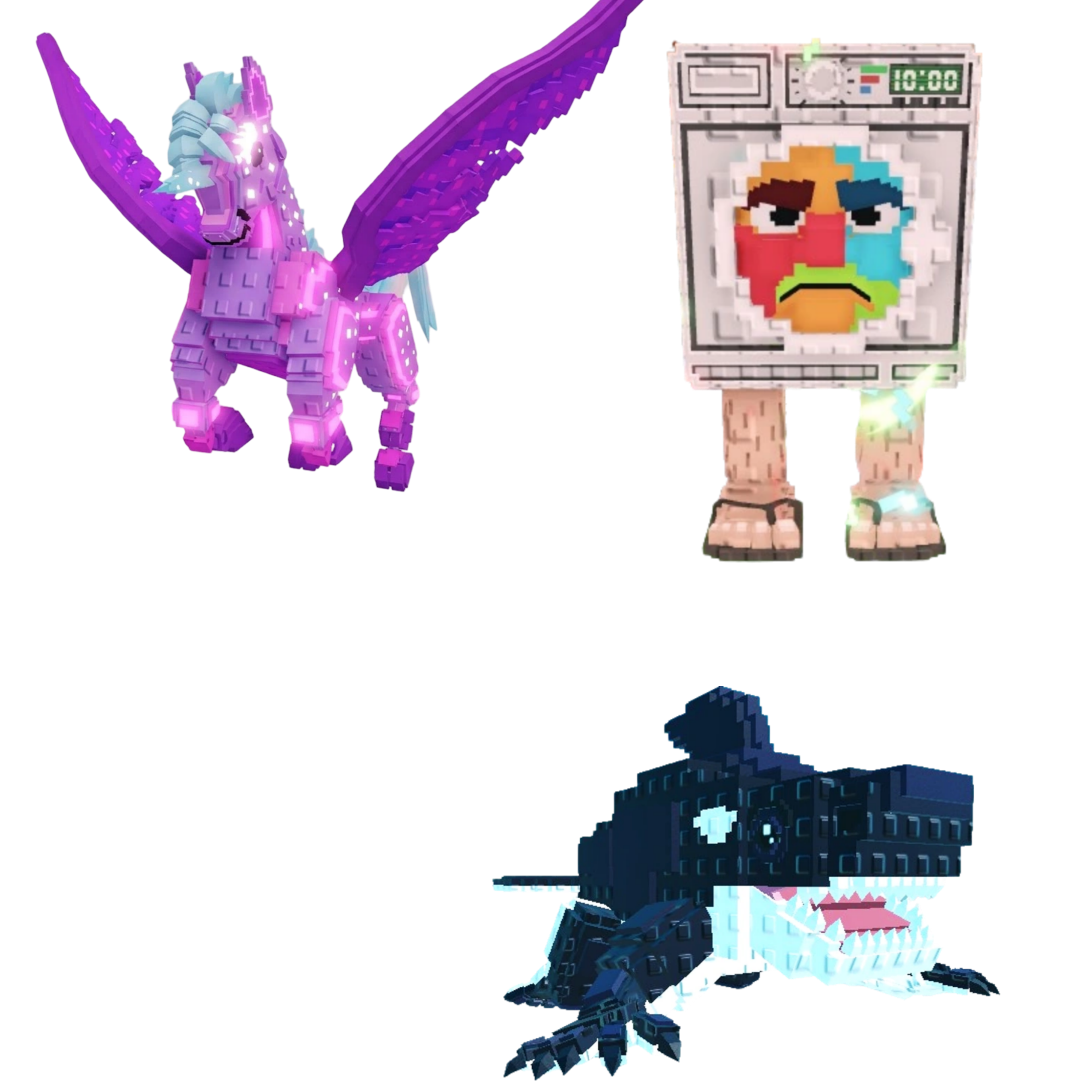 [BUNDLE]  - ☀️ 1x Celestial Pegasus ☀️ 1x Orcaledon ☀️ 1x Lavadorito Spinito