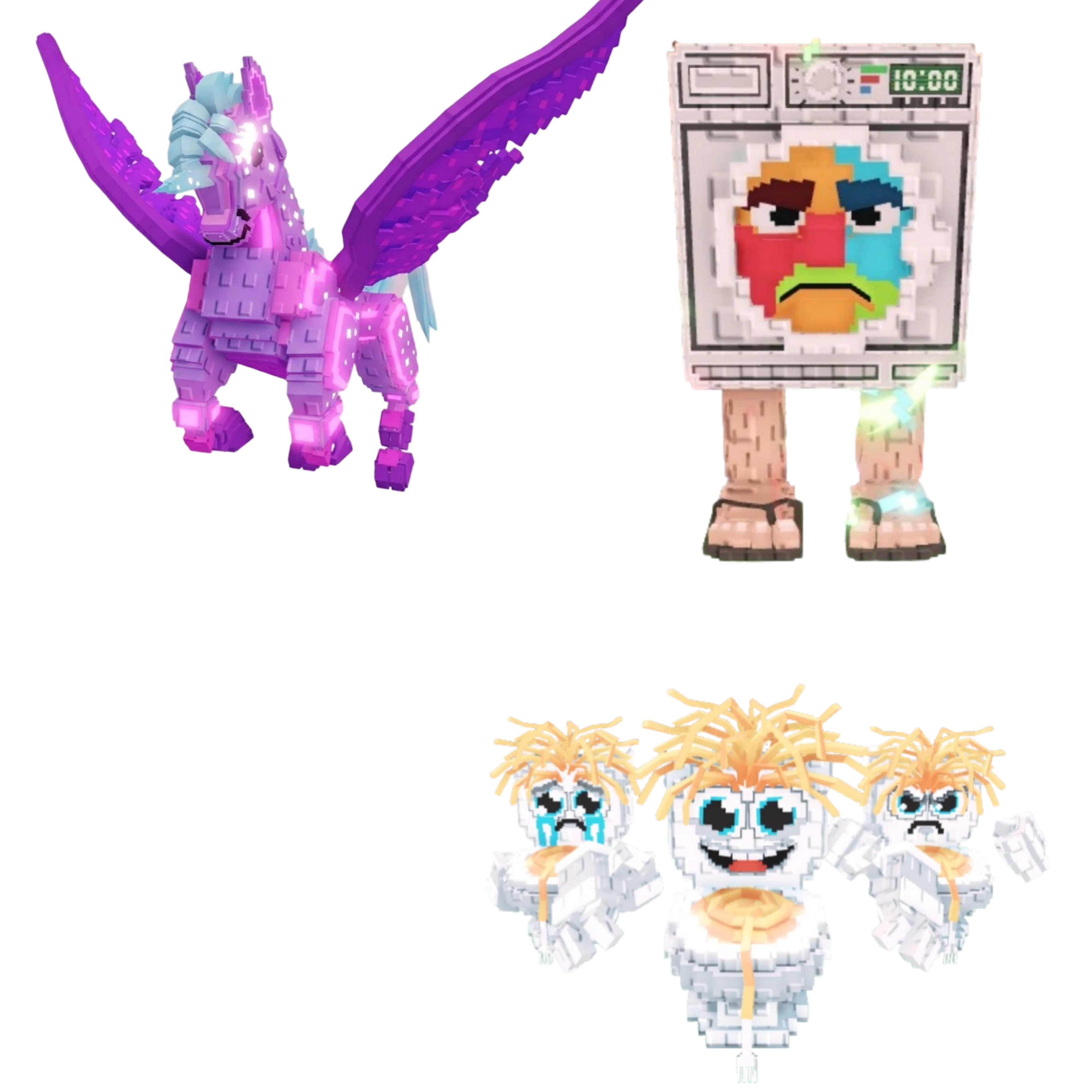 [BUNDLE] - 🪐 1x Celestial Pegasus 🪐 1x Los Spaghettis 🪐 1x Lavadorito Spinito