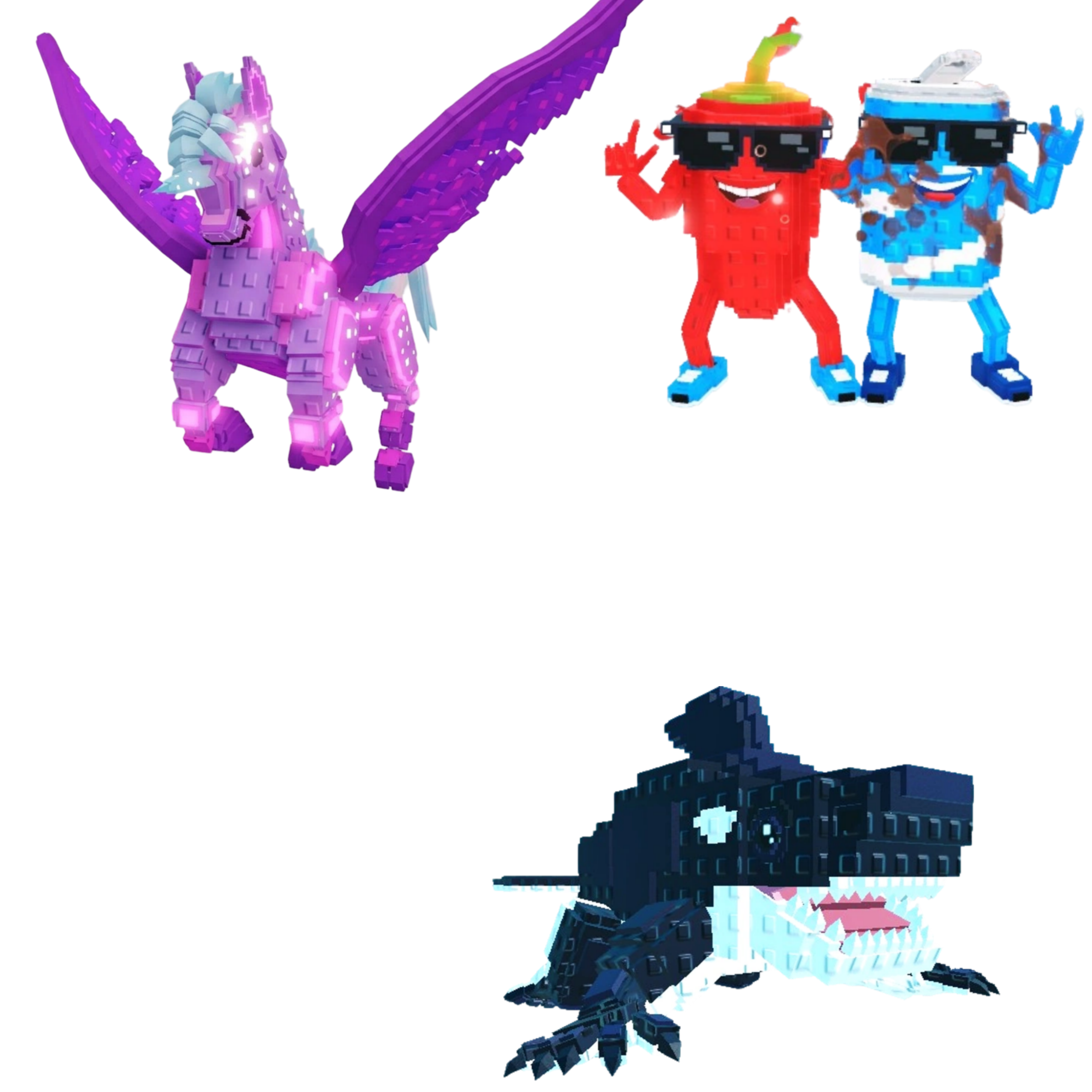 [BUNDLE] - ☁️ 1x Celestial Pegasus ☁️ 1x Swaggy Bros ☁️ 1x Orcaledon
