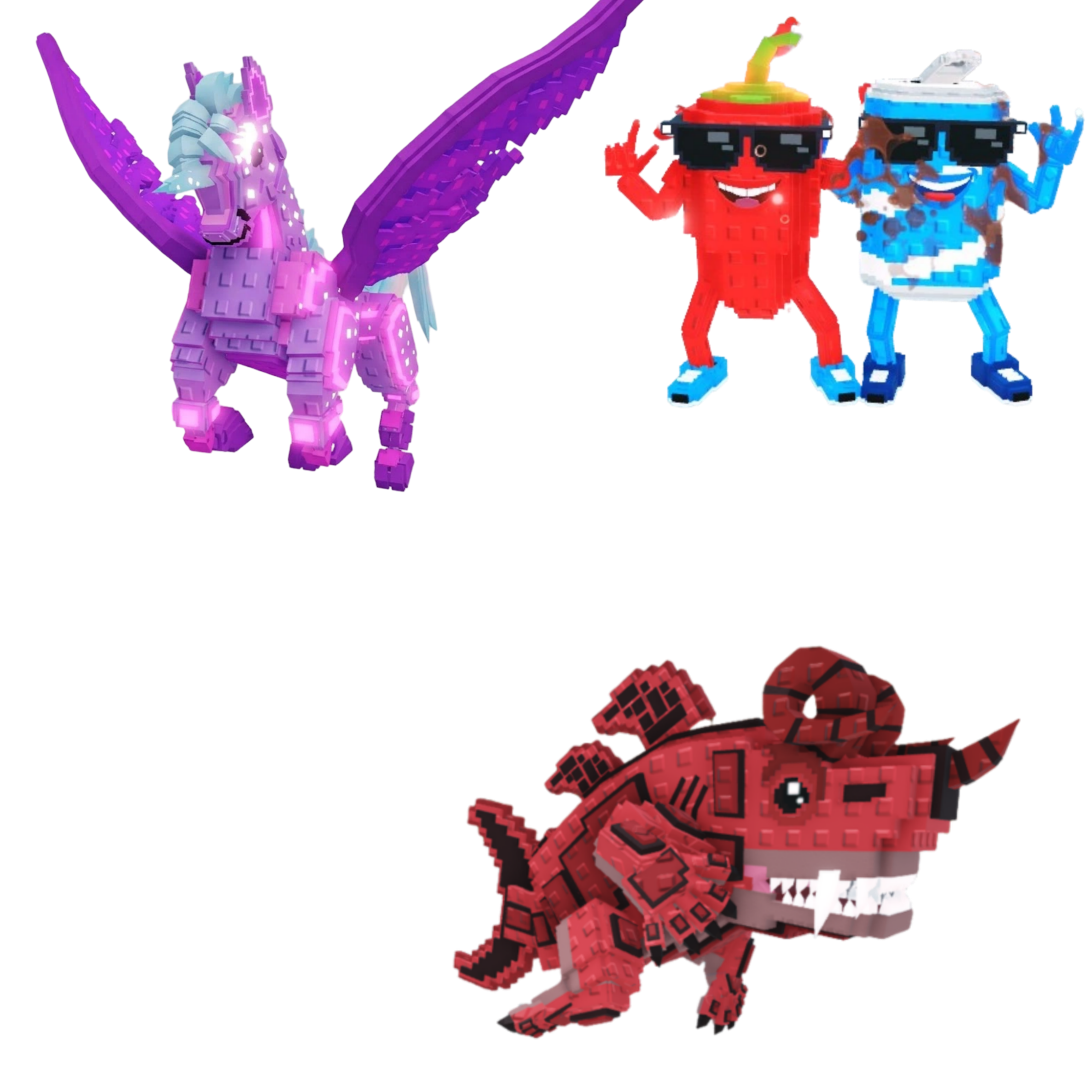 [BUNDLE] - 🌀 1x Celestial Pegasus 🌀 1x Swaggy Bros 🌀 1x Eviledon