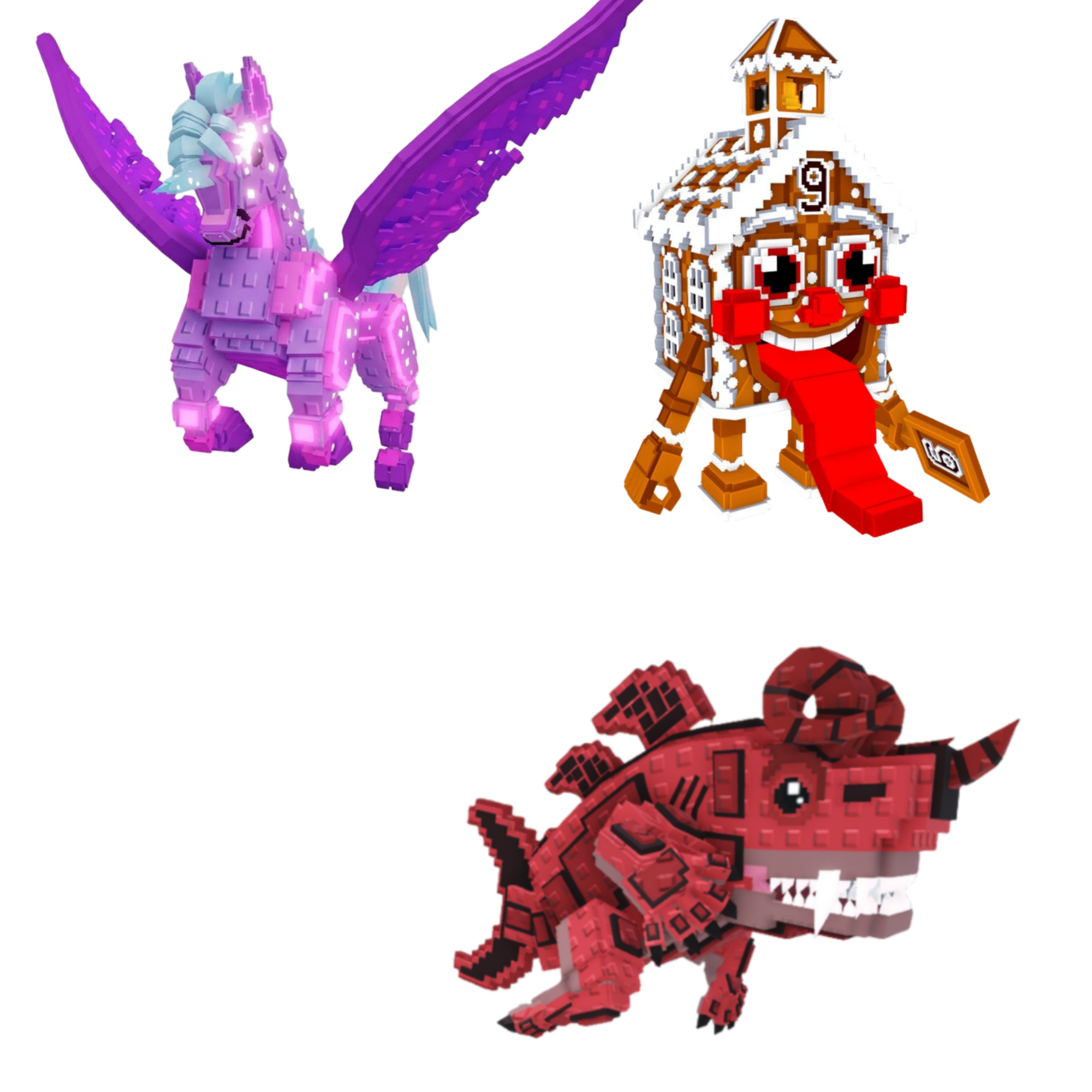 [BUNDLE] - ⛱️ 1x Celestial Pegasus ⛱️ 1x La Ginger Sekolah ⛱️ 1x Eviledon