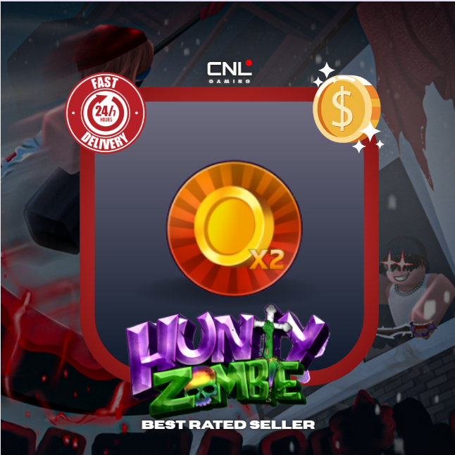 Hunty Zombie > 2x coins [1 Hour] [59R]