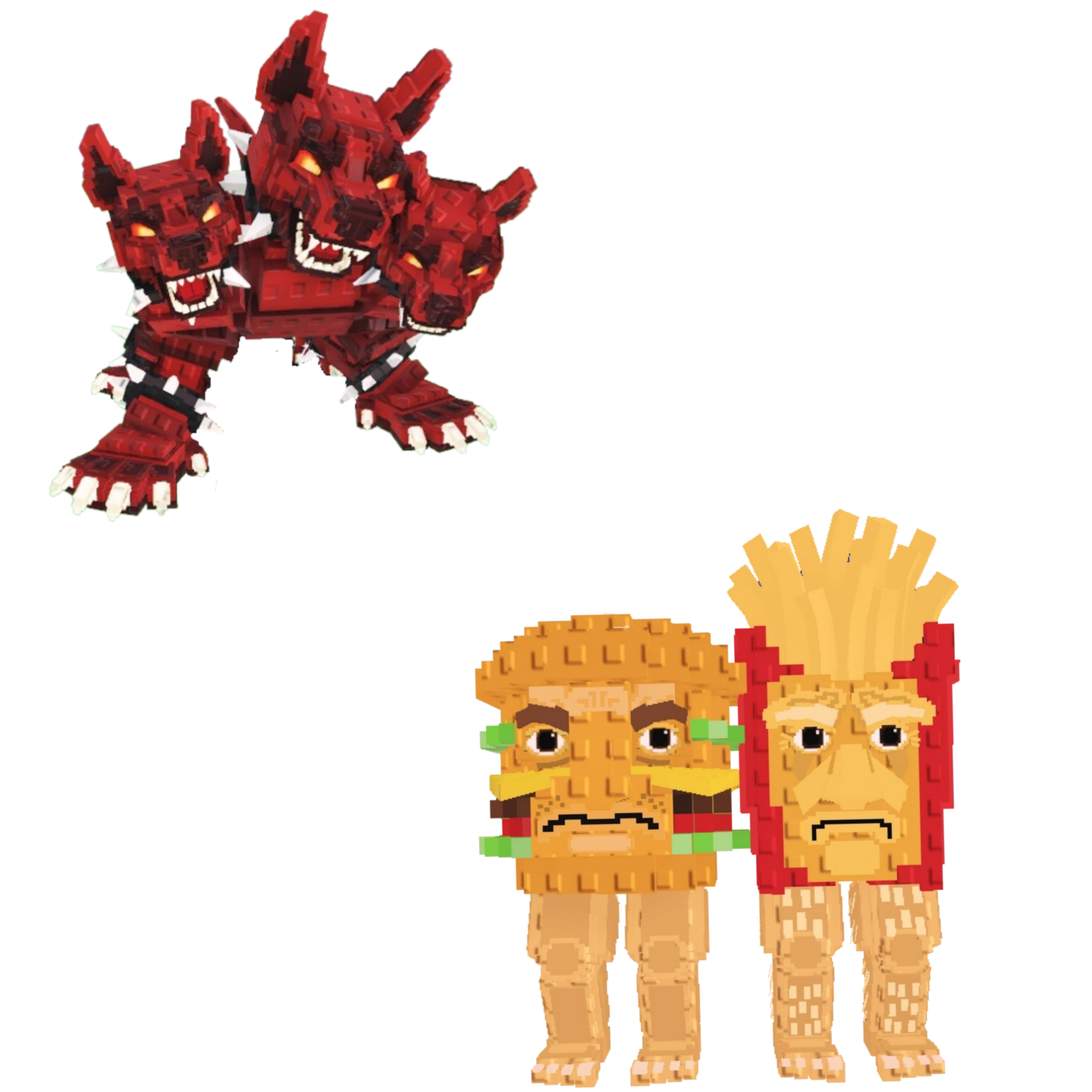 [BUNDLE] - 😆 1x Cerberus 😆 1x Burguro And Fryuro