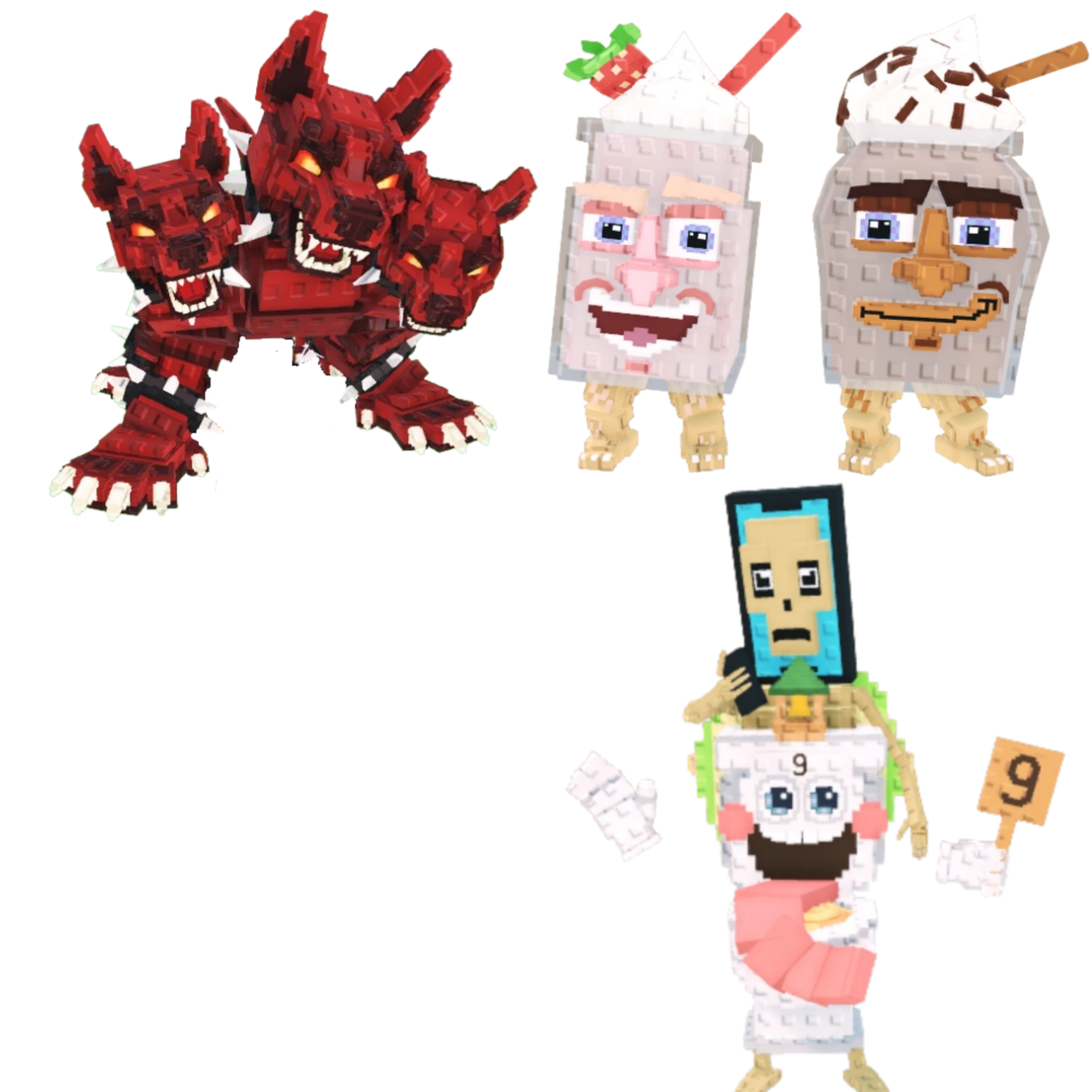 [BUNDLE] - 😘 1x Cerberus 😘 1x Fragrama and Chocrama 😘 1x La Secret Combinasion