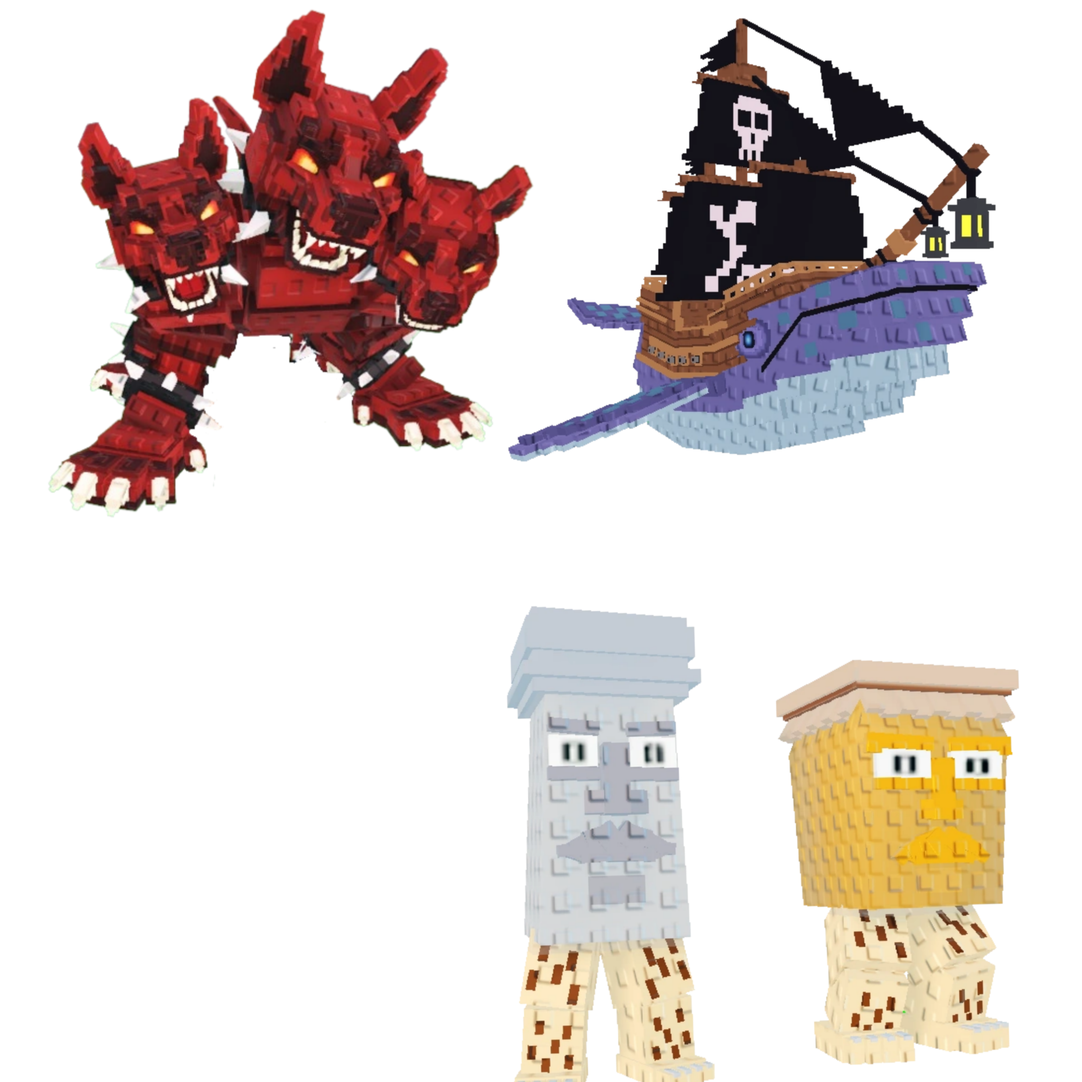 [BUNDLE] - 😜 1x Cerberus 😜 1x Capitano Moby 😜 1x Garama and Madundung