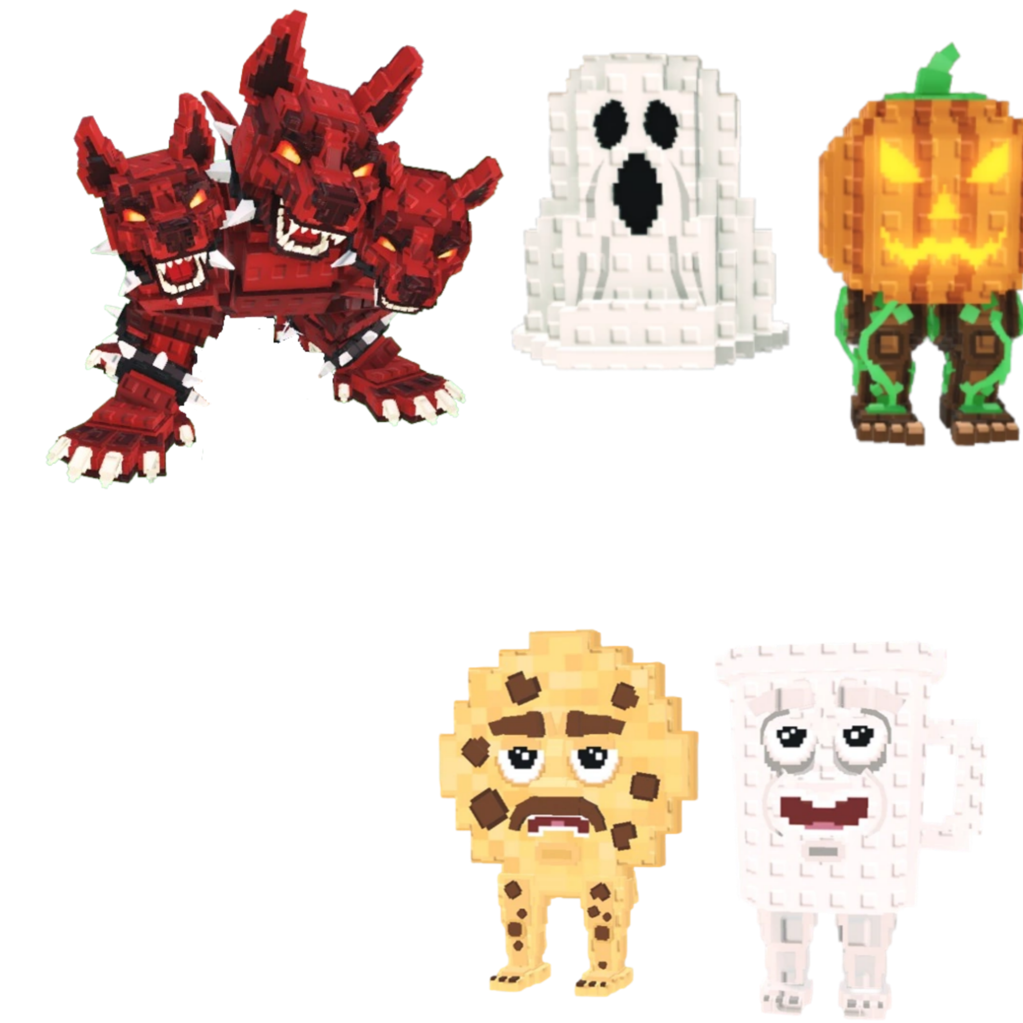 [BUNDLE] - 🤗 1x Cerberus 🤗 1x Spooky and Pumpky 🤗 1x Cooki and Milki