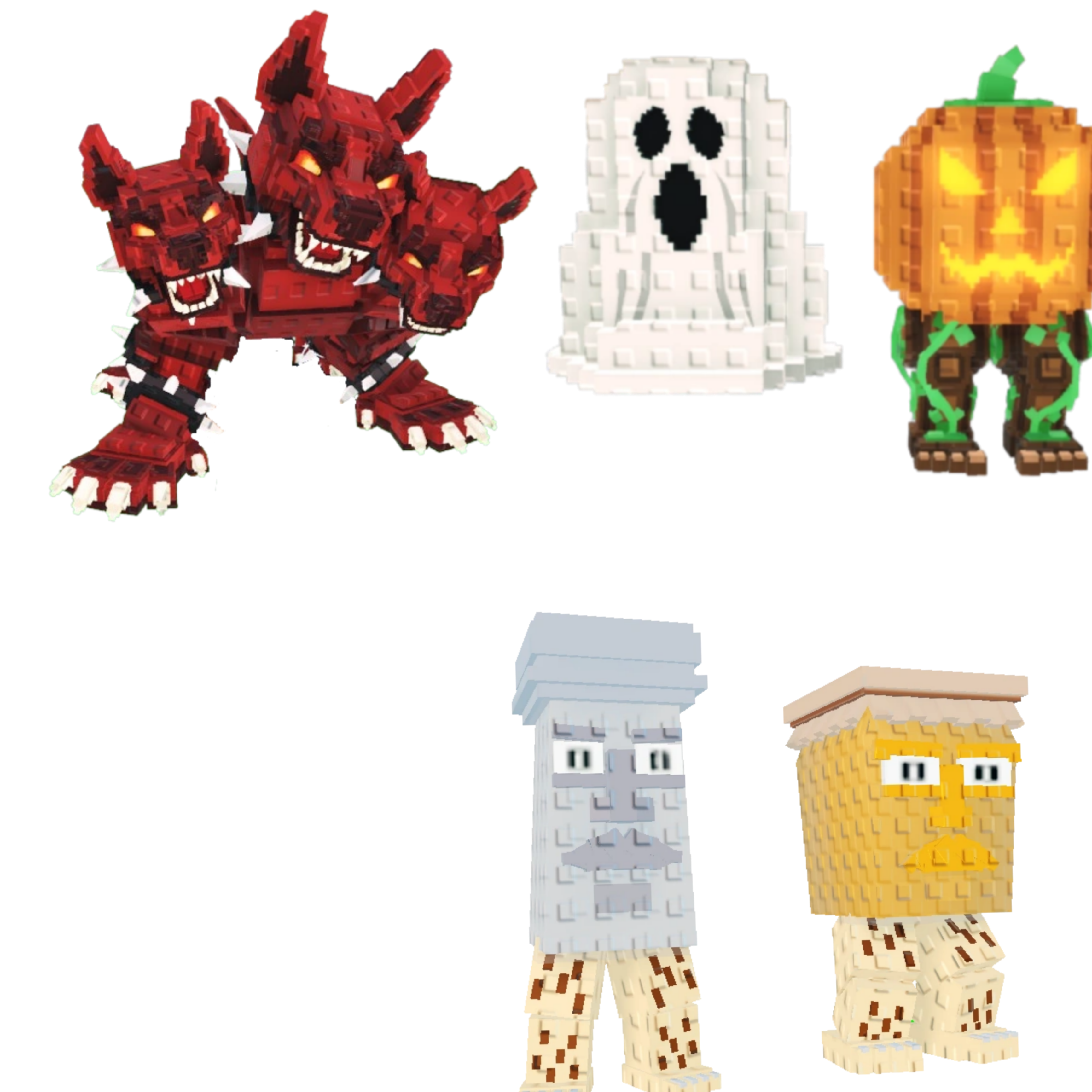 [BUNDLE] - 🤫 1x Cerberus 🤫 1x Spooky and Pumpky 🤫 1x Garama and Madundung